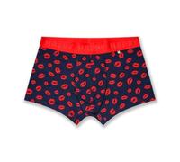 Happy Socks Boxer Court 1-Pack Kisses Coton Homme Marine Rouge L