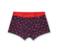 Happy Socks Boxer Court 1-Pack Kisses Coton Homme Marine Rouge S