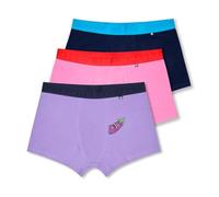 Happy Socks Boxer Court 3-Pack Egg Plants Coton Homme Violet M
