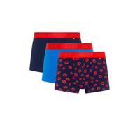 Happy Socks Boxers bleu marine / bleu ciel / rouge sang, Taille XL