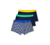 Happy Socks Boxers 'Rubber Duck' bleu / marine / jaune / vert, Taille M