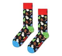 Happy Socks Bring It on Chaussettes, Noir, S-M Mixte