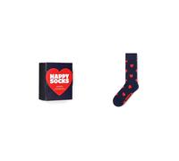 Happy Socks Chaussettes '1-Pack Heart Sock Gift Set Navy' mélange de couleurs, Taille 41-46