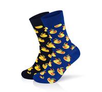 Happy Socks Chaussettes '2-Pack Rubber Duck' mélange de couleurs, Taille 36-40