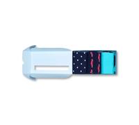 Happy Socks Chaussettes 3-Pack Everyday Car Gift Set Coton Mixte Bleu 36-40