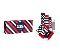 Happy Socks Chaussettes Classic Navy Gift, Mixte, Multicolore, 41-46, pack de 4