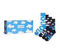 Happy Socks Chaussettes 4-Pack Cloudy Gift Set Coton Mixte Bleu clair 41-46