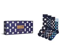 Happy Socks Chaussettes 4-Pack Coffee Gift Set Coton Homme Femme Marine 41-46