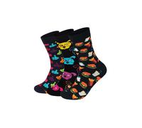 Happy Socks Chaussettes bleu / jaune / orange / rouge / noir, Taille 47-50