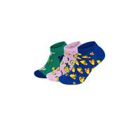 Happy Socks Chaussettes bleu / jaune / vert / violet / blanc, Taille 36-40