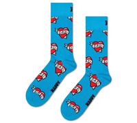 Happy Socks Chaussettes « I love Dad » pour la fête des pères, bleu, 41-46