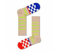 Happy Socks - Chaussettes Crew (Taille 41-46) ~ Happy Happy
