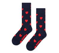 Happy Socks Hearts Chaussettes 41-46 Bleu foncé