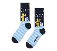 Happy Socks Chaussettes et coffrets cadeaux Star Wars avec Ahsoka, Grogu, le Mandalorien, Darth Vader, Yoda et plus, 36-40 & 41-46