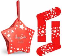 Happy Socks Chaussettes Femme Étoiles Rouges : Taille - 36-40 Taille : 36-40