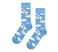Happy Socks Chaussettes Hello Kitty Cloudy Coton Homme Femme Turquoise Blanc 41-46