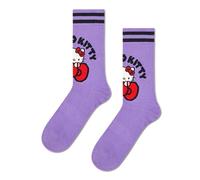 Happy Socks Chaussettes Hello Kitty Happiness Sneaker Coton Homme Femme Violet 41-46