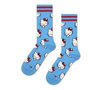 Happy Socks Chaussettes Hello Kitty Smiles Sneaker Coton Homme Femme Turquoise 41-46