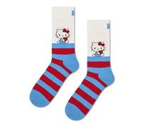 Happy Socks Hello Kitty Chaussettes en coton multicolores pour femme avec motifs Kitty, Hello Kitty Stripes, 38-42