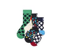 Happy Socks Chaussettes 'Holiday Fun' marine / vert / noir / blanc, Taille 33-35