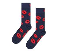Happy Socks Kisses Chaussettes 36-40 Bleu foncé