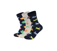 Happy Socks Chaussettes 'Kitten Love' bleu foncé / mélange de couleurs, Taille 36-40
