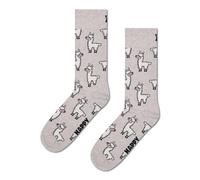 Happy Socks Chaussettes Llama Coton Mixte Gris 41-46
