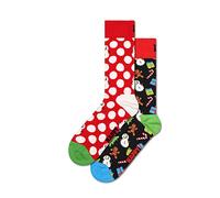 Happy Socks Chaussettes Longues Big Dot Snowman Gift Set Half 2 Paires