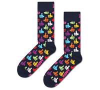 Happy Socks Thumbs Up Sock Chaussettes, 100 deniers, Noir, Small/Medium Unisex