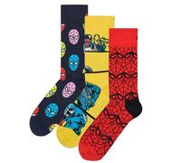 Happy Socks Chaussettes 'Marvel Avengers' bleu marine / jaune / mélange de couleurs / rouge, Taille 41-46