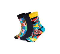 Happy Socks Chaussettes 'MARVEL Captain America-Iron Man' mélange de couleurs, Taille 41-46