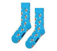 Happy Socks Chaussettes Orange Spritz Coton Homme Femme Turquoise 36-40