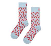 Happy Socks Chaussettes Sardine Coton Homme Femme Bleu clair Orange 41-46