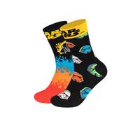 Happy Socks Chaussettes 'Star Wars™ Darth Vader and Stormtrooper' bleu néon / citron / homard / noir, Taille 36-40