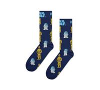 Chaussettes Happy Socks Star Wars R2D2 & C3PO bleu marine jaune - 36-40