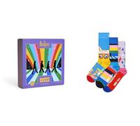 Happy Socks Chaussettes The Beatles, 36-40 & 41-46 | Rayures multicolores, collection Beatles, multicolore, design Ob-La-Di, unisexe