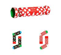 Happy Socks - Christmas Crew Socks 2 Pack - Homme - Sous-vêtements - Multicolore - Taille: M
