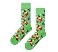 Happy Socks Christmas GNOME Sock Chaussettes, Vert, 54-58 Mixte