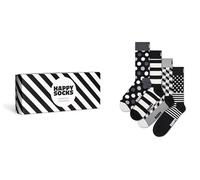 Chaussettes Happy Socks Classic & Gift Set noir gris blanc (4 paires) - 41-46