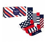Happy Socks Classic Navy Coffret cadeau Chaussettes 4 paires XBDO09 36-40
