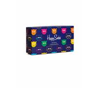 Happy Socks Mixed Cats Gift Set Half Long Socks 3 Pairs Multicolore EU 41-46 Homme,Femme