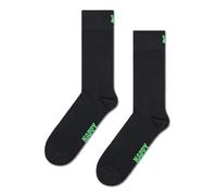 Happy Socks Collection de Chaussettes Unies Crew - Fabriqué en coton biologique durable - 1-Pack