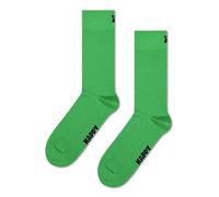 Happy Socks Collection de Chaussettes Unies Crew - Fabriqué en coton biologique durable - 1-Pack