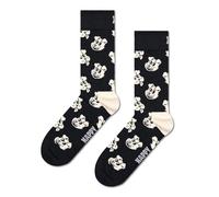 Happy Socks Chaussette Doggo, Noir, S-M Mixte