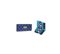 HAPPY SOCKS Ensemble de chaussettes pour hommes BIKE SOCKS, paquet de 4, 41-46 bleu bleu