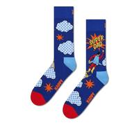 Happy Socks Flying Super Dad Crew Socks EU 41-46