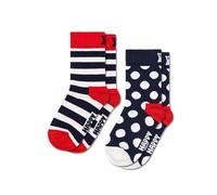 Happy Socks Garçon Stripe & Dot Calcetines, Multicolore, 7-9 ans EU