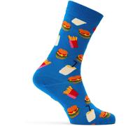 Happy Socks Happy Hamburger Sk 99 Bleu 4-7(36-40) Unisex