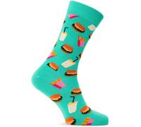Happy Socks Happy Hamburger Sk 99 Turquoise 7-12(41-46 Unisex