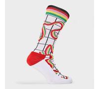 Happy Socks Happy Rainbow Crew Sk 99 Blanc Tailles 7 à 11 pour hommes Unisex